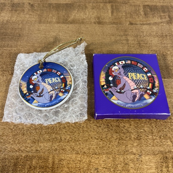 Disney Other - Epcot '96 Ornament Disney World Epcot Figment Christmas Collection Limited‎